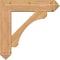 Ekena Millwork Legacy Arts and Crafts Smooth Bracket w/ Offset Brace, Western Red Cedar, 7 1/2"W x 30"D x 30"H BKT0806X30X30LEC03SWR - alternate 2